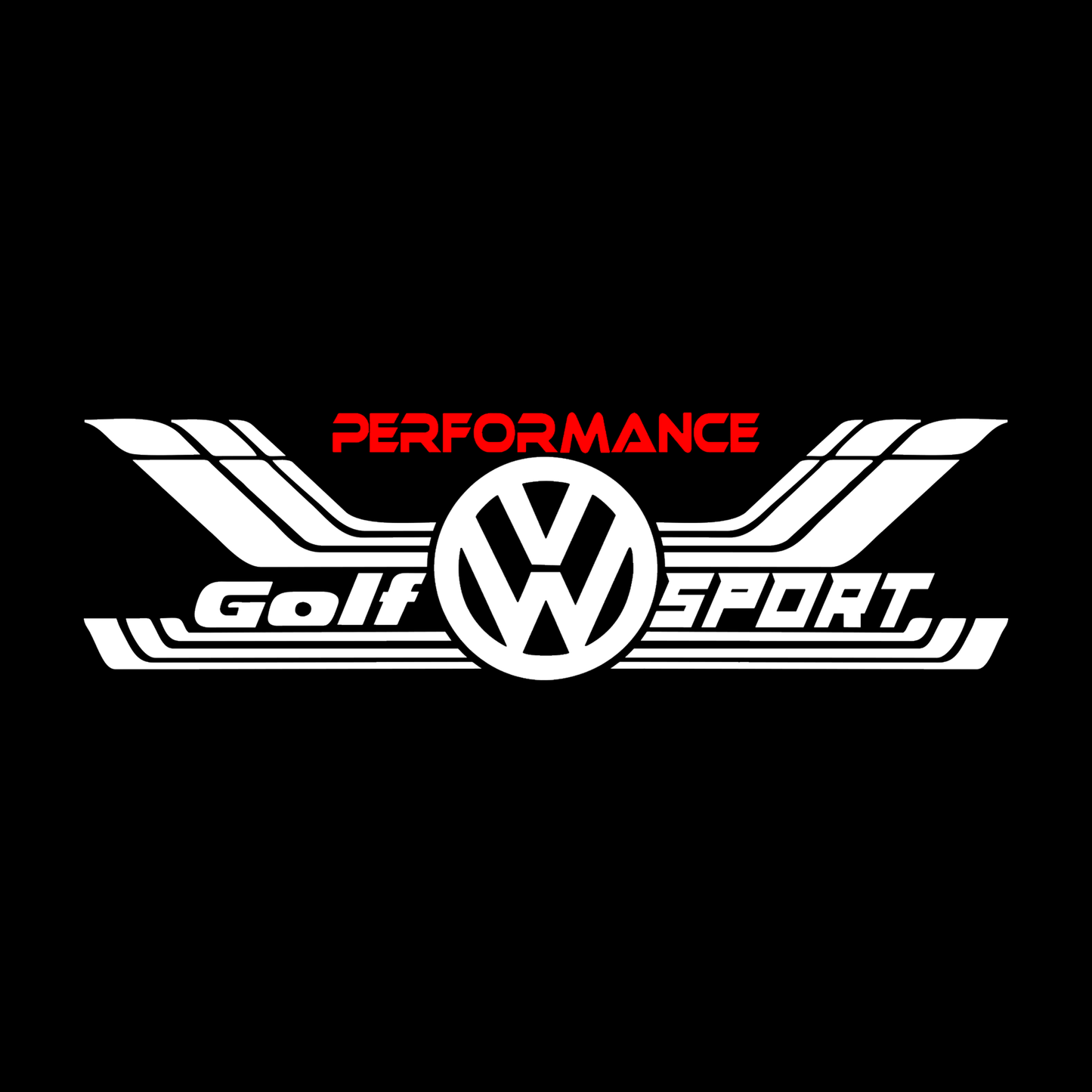 Sticker - VOLKSWAGEN GOLF SPORT PERFORMANCE