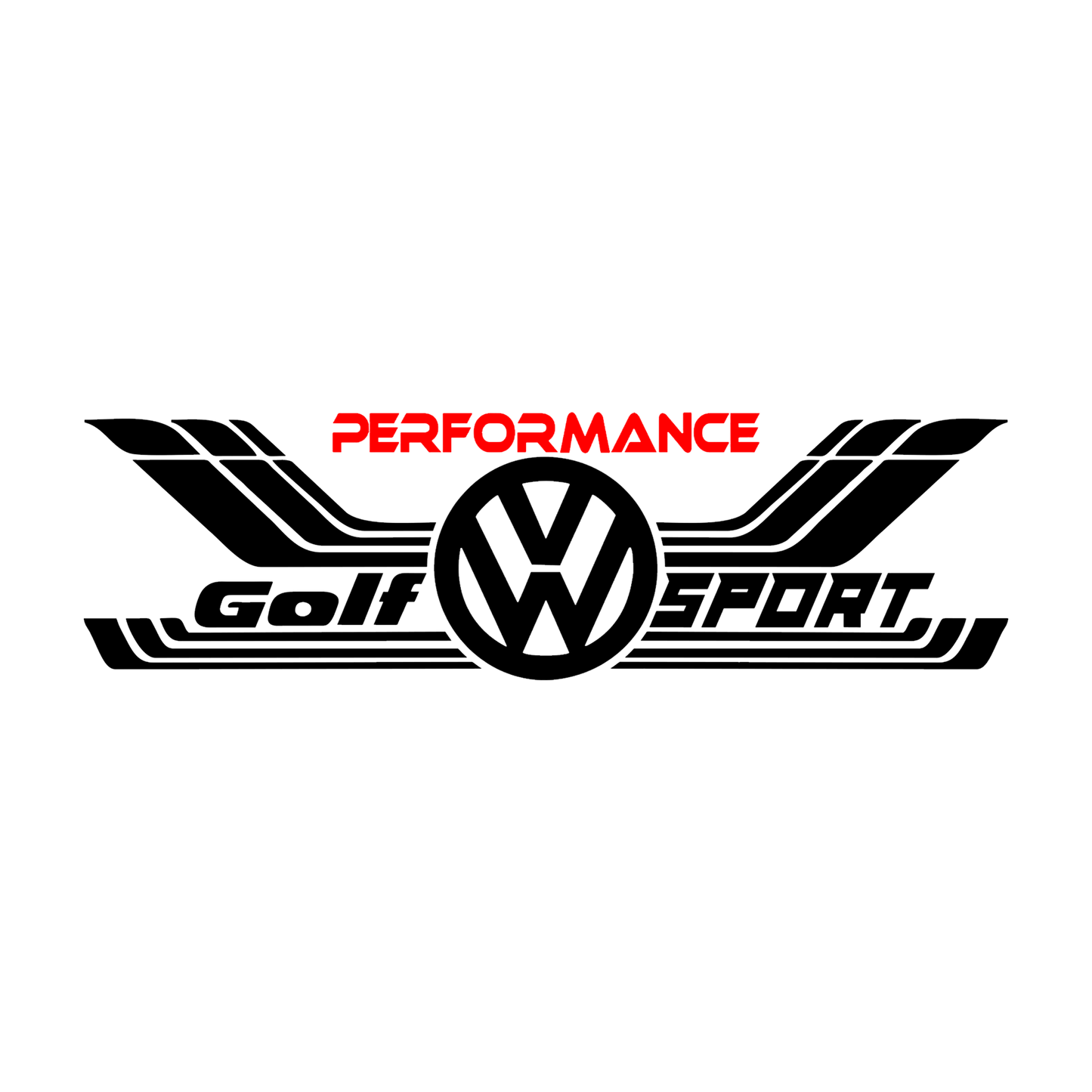 Sticker - VOLKSWAGEN GOLF SPORT PERFORMANCE