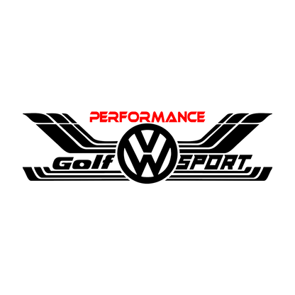 Sticker - VOLKSWAGEN GOLF SPORT PERFORMANCE