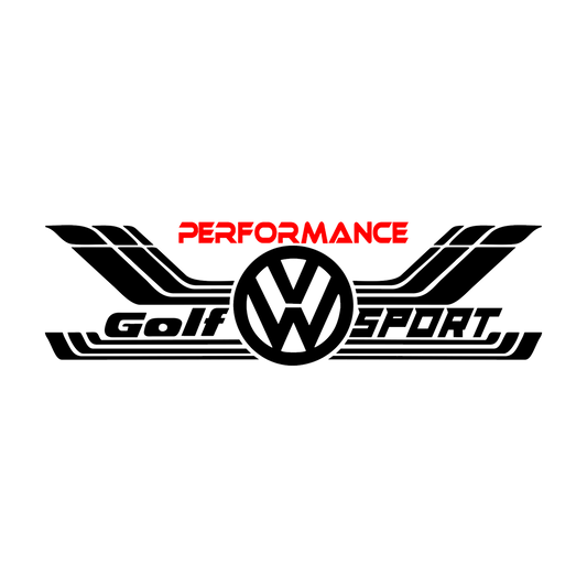 Sticker - VOLKSWAGEN GOLF SPORT PERFORMANCE