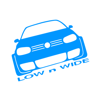 Sticker - GOLF LOW N WIDE