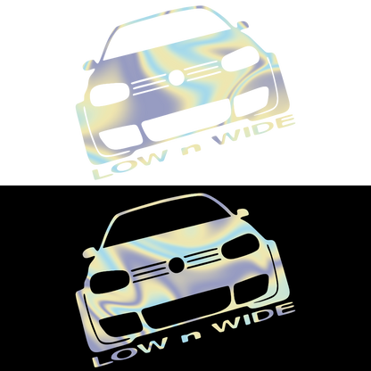 Sticker - GOLF LOW N WIDE