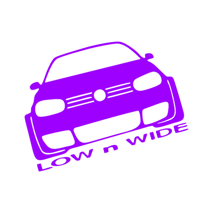 Sticker - GOLF LOW N WIDE