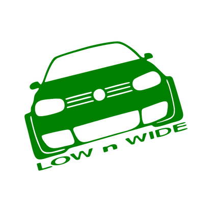 Sticker - GOLF LOW N WIDE