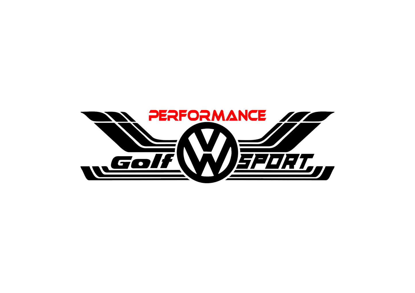 Sticker - VOLKSWAGEN GOLF SPORT PERFORMANCE