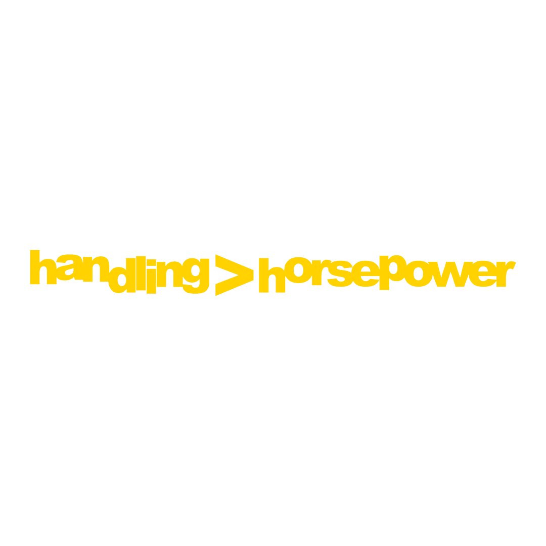 Sticker - HANDLING>HORSEPOWER