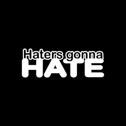 Sticker - HATERS GONNA HATE
