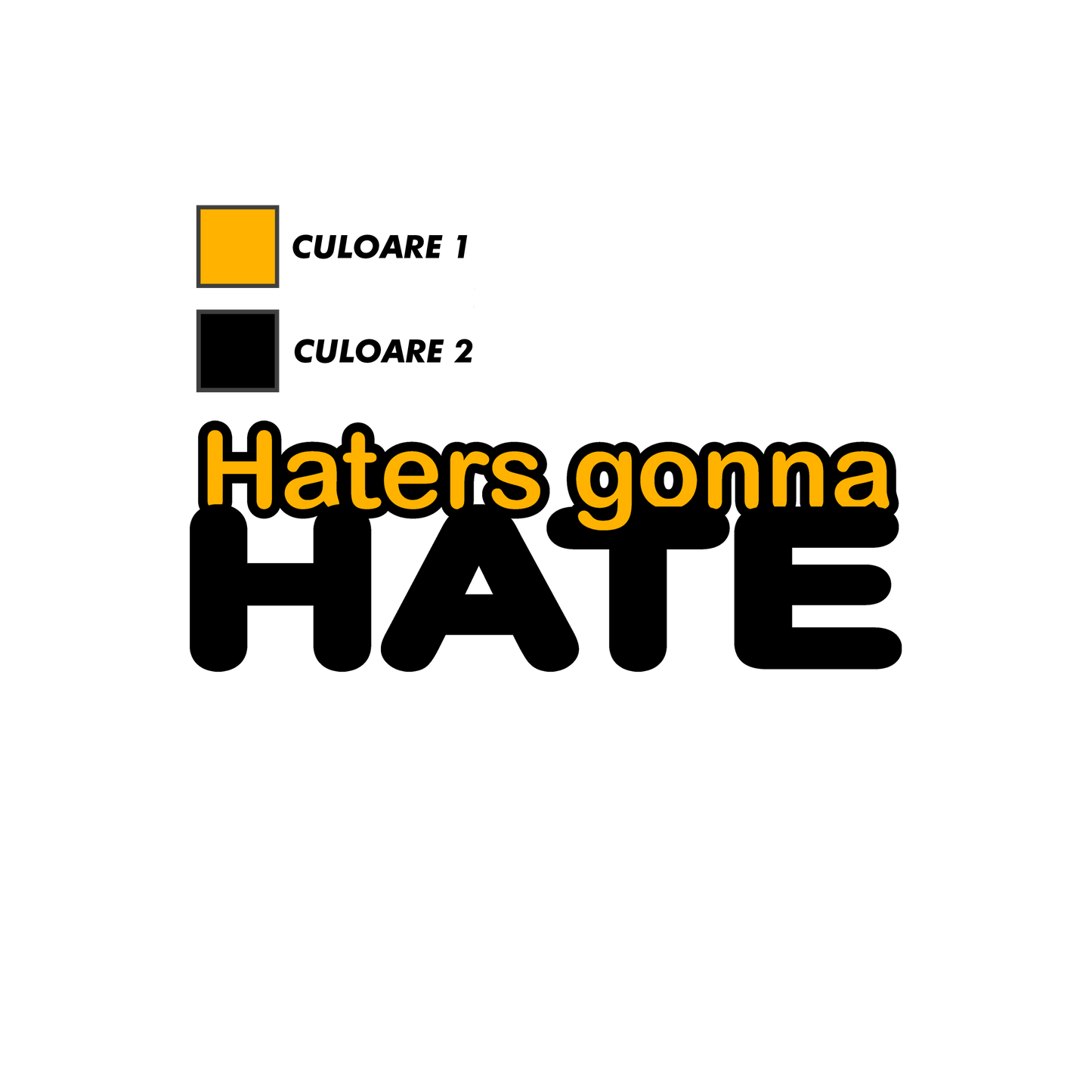 Sticker - HATERS GONNA HATE
