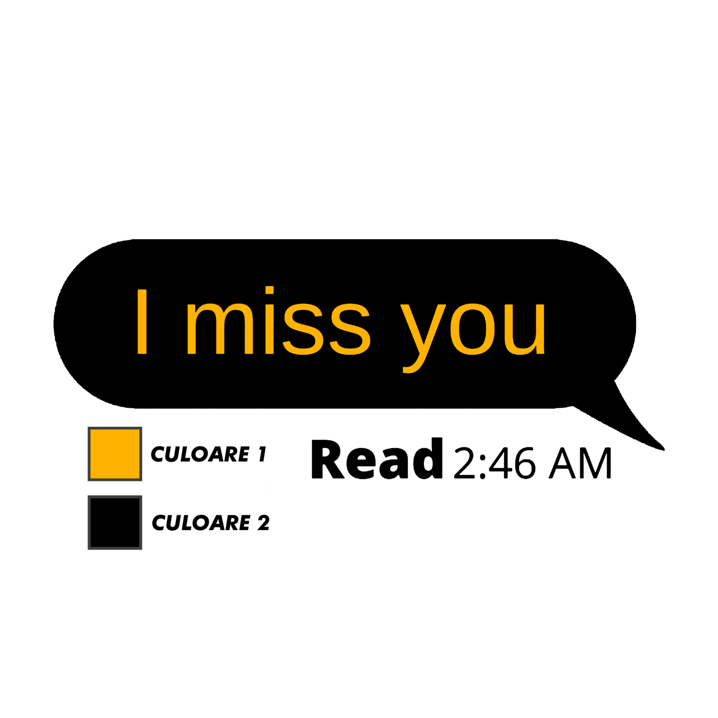 Sticker - I MISS YOU