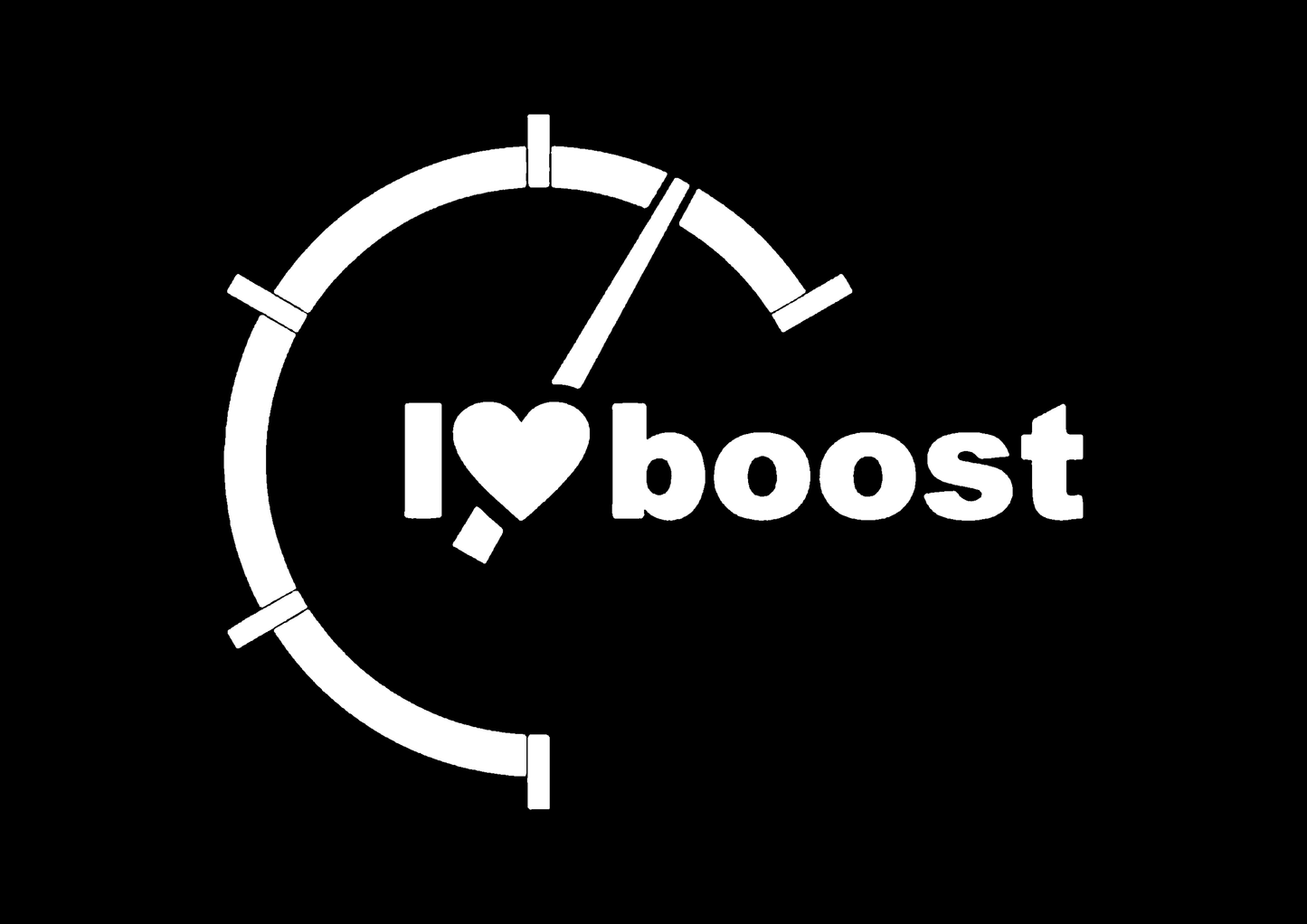 Sticker - I LOVE BOOST