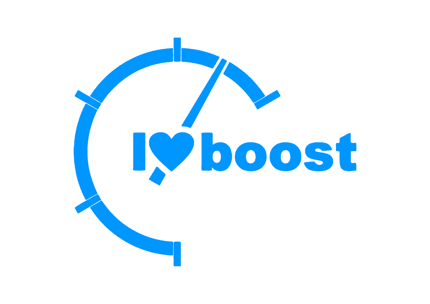 Sticker - I LOVE BOOST