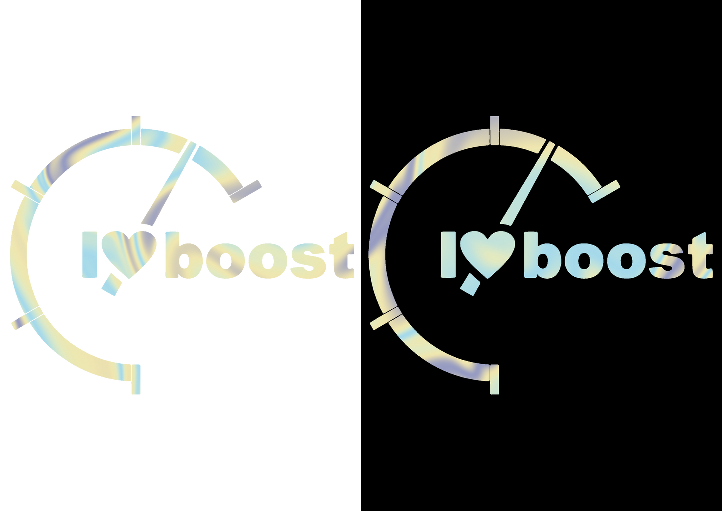 Sticker - I LOVE BOOST