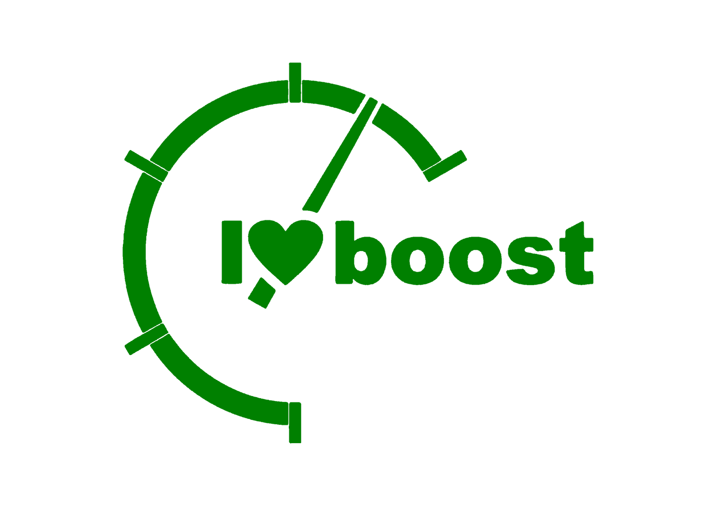 Sticker - I LOVE BOOST