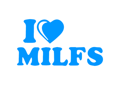 Sticker - I LOVE MILFS