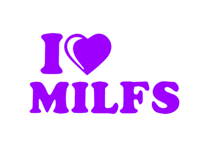 Sticker - I LOVE MILFS