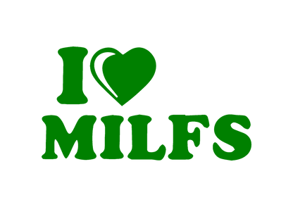 Sticker - I LOVE MILFS