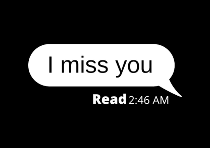 Sticker - I MISS YOU