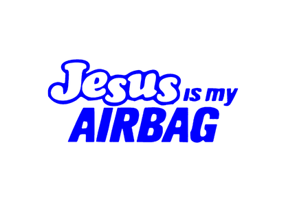 Sticker - JESUS IS MY AIRBAG