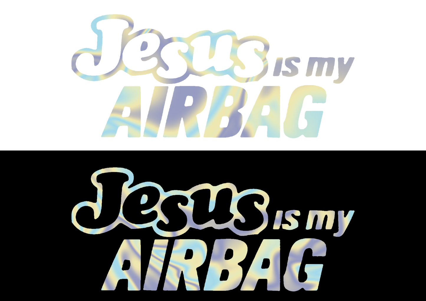 Sticker - JESUS IS MY AIRBAG