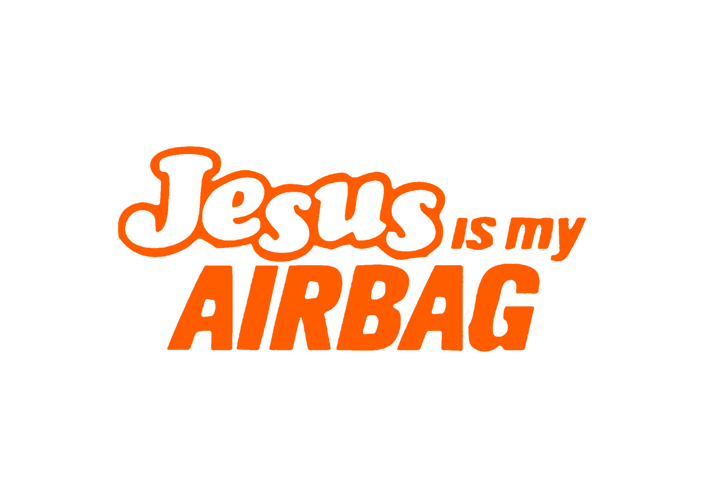 Sticker - JESUS IS MY AIRBAG