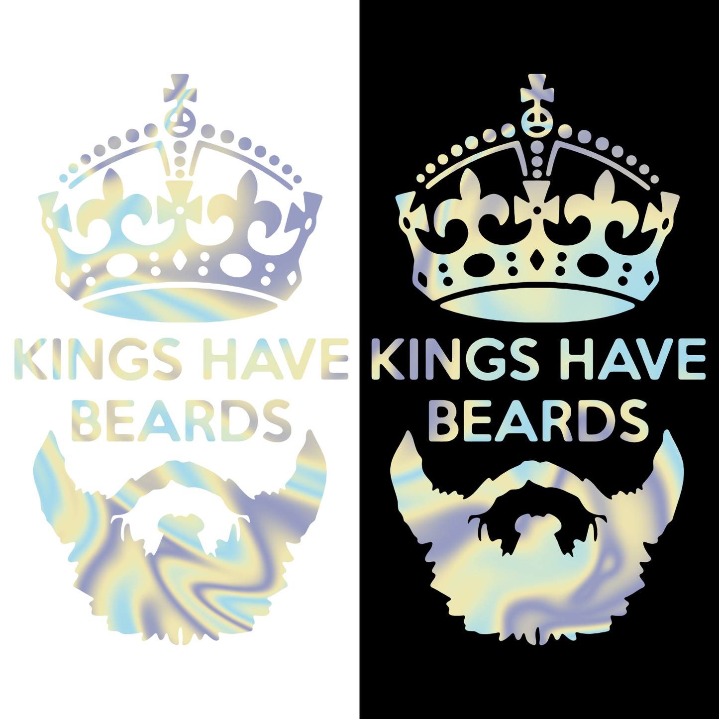Sticker - KINGS HAVE BEARDS