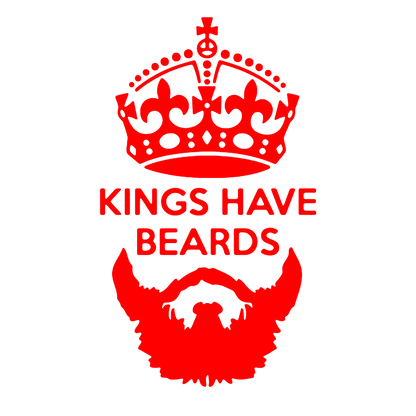 Sticker - KINGS HAVE BEARDS