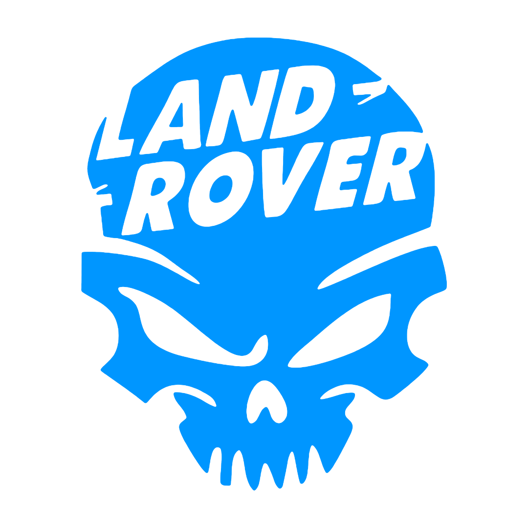 Sticker - LAND ROVER SKULL