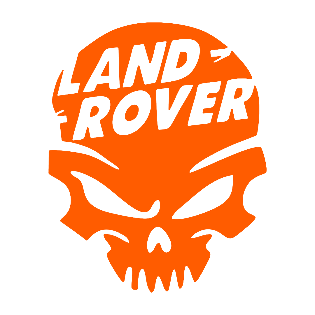 Sticker - LAND ROVER SKULL