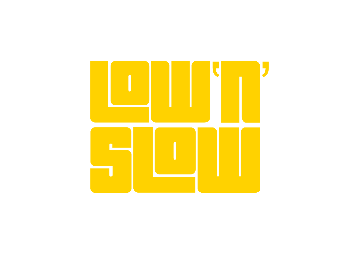 Sticker - LOW'N'SLOW