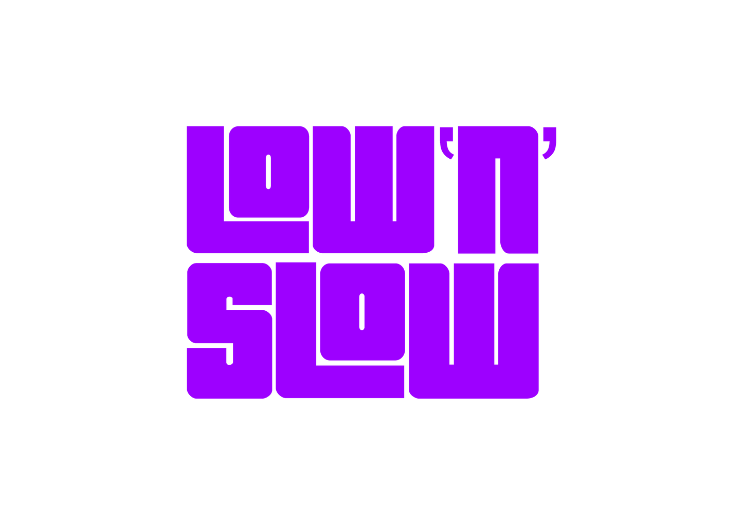 Sticker - LOW'N'SLOW