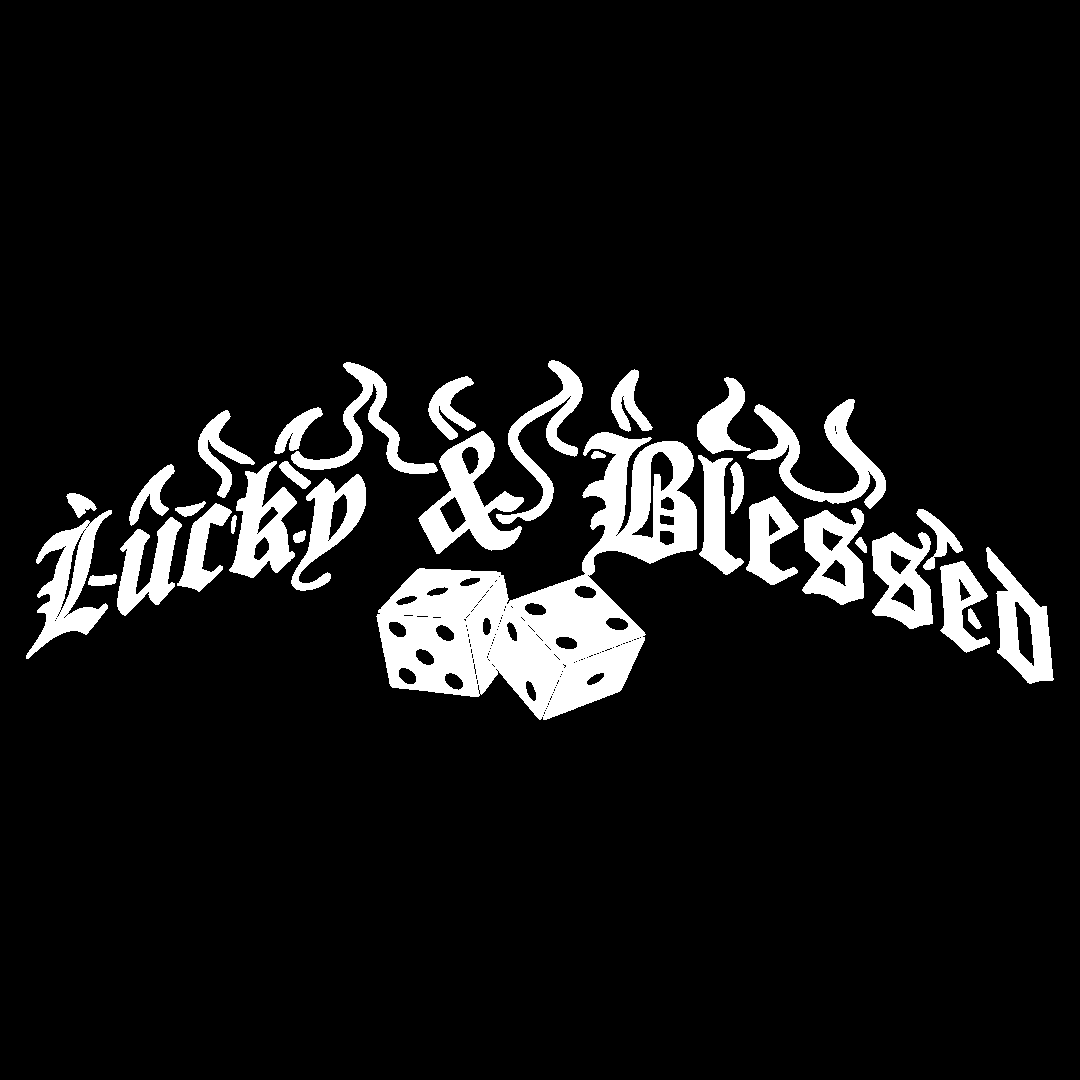 Sticker Luneta - LUCKY & BLESSED
