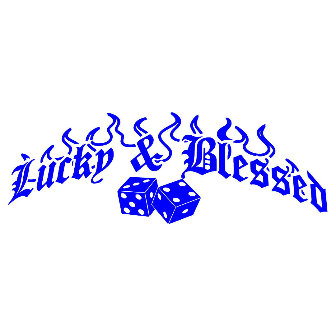 Sticker Luneta - LUCKY & BLESSED