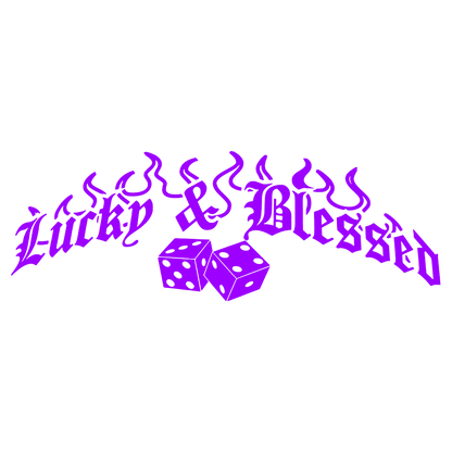 Sticker Luneta - LUCKY & BLESSED