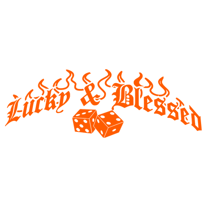 Sticker Luneta - LUCKY & BLESSED