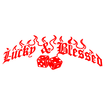 Sticker Luneta - LUCKY & BLESSED
