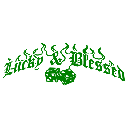 Sticker Luneta - LUCKY & BLESSED
