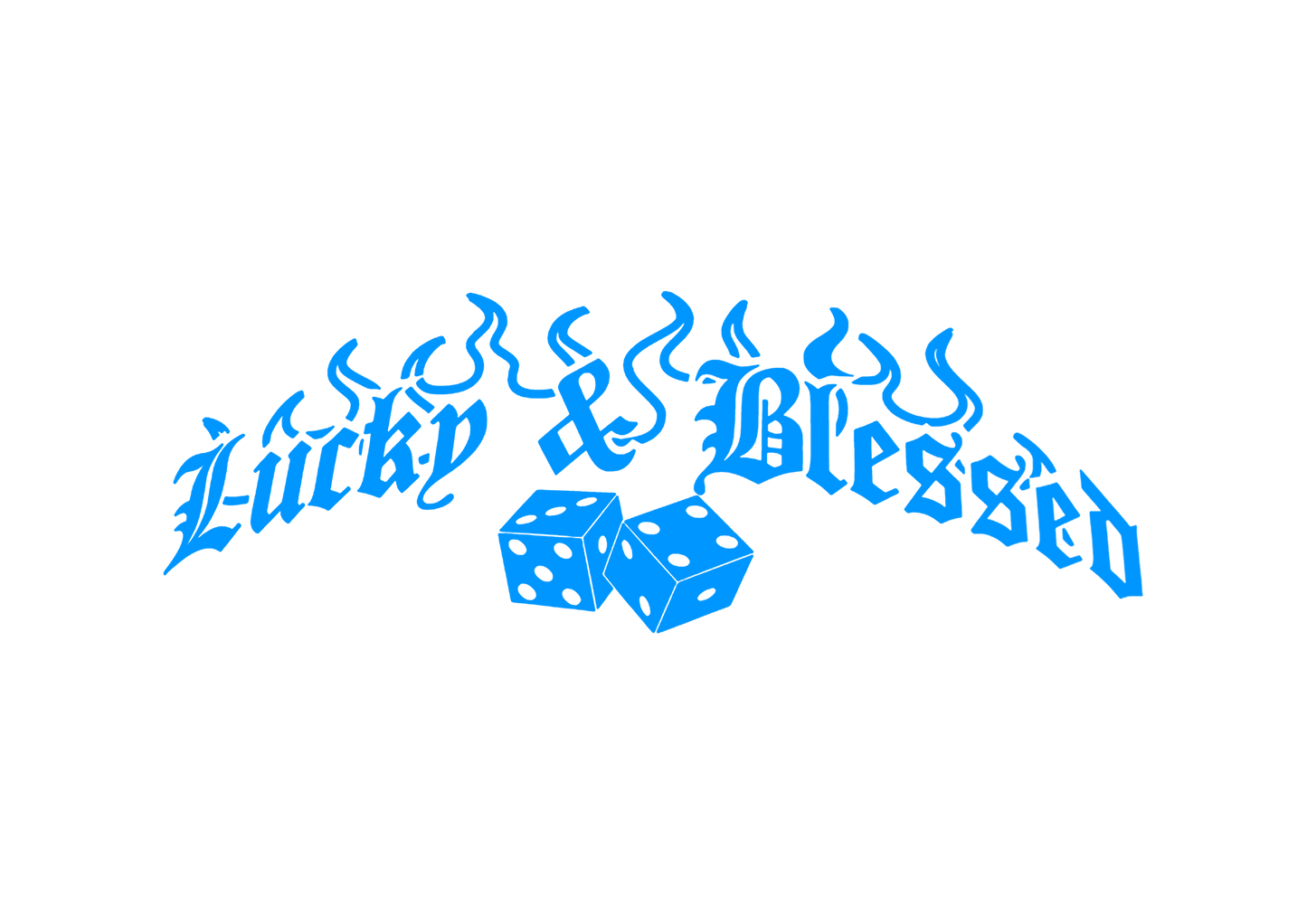 Sticker Luneta - LUCKY & BLESSED