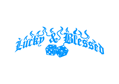 Sticker Luneta - LUCKY & BLESSED