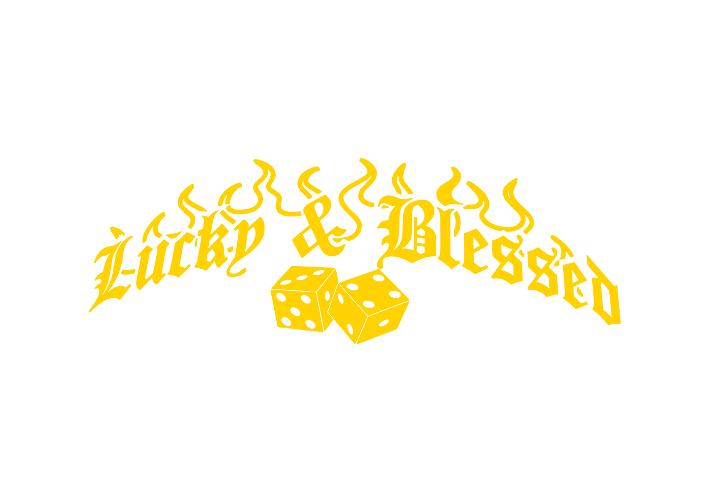 Sticker Luneta - LUCKY & BLESSED