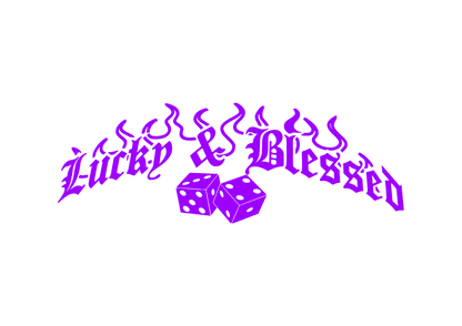Sticker Luneta - LUCKY & BLESSED