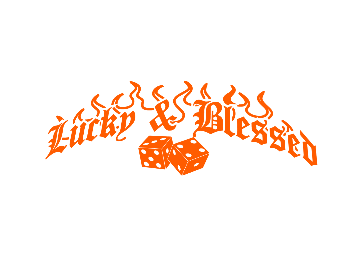 Sticker Luneta - LUCKY & BLESSED
