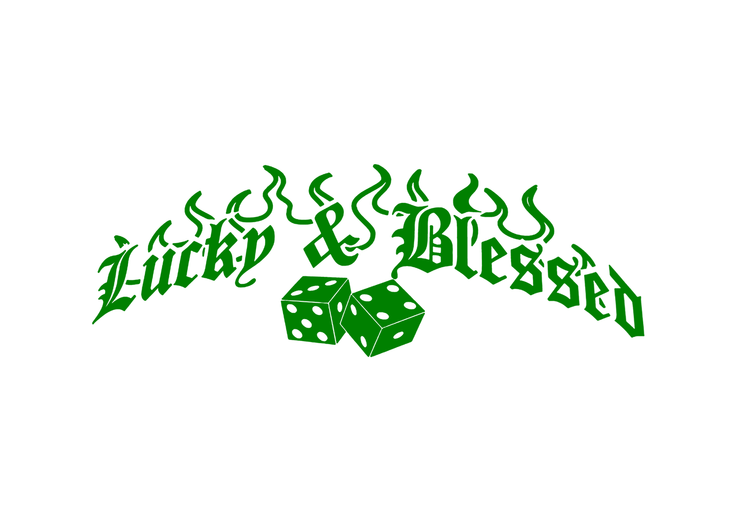 Sticker Luneta - LUCKY & BLESSED