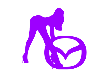 Sticker - MAZDA GIRL 2