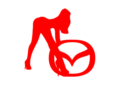 Sticker - MAZDA GIRL 2