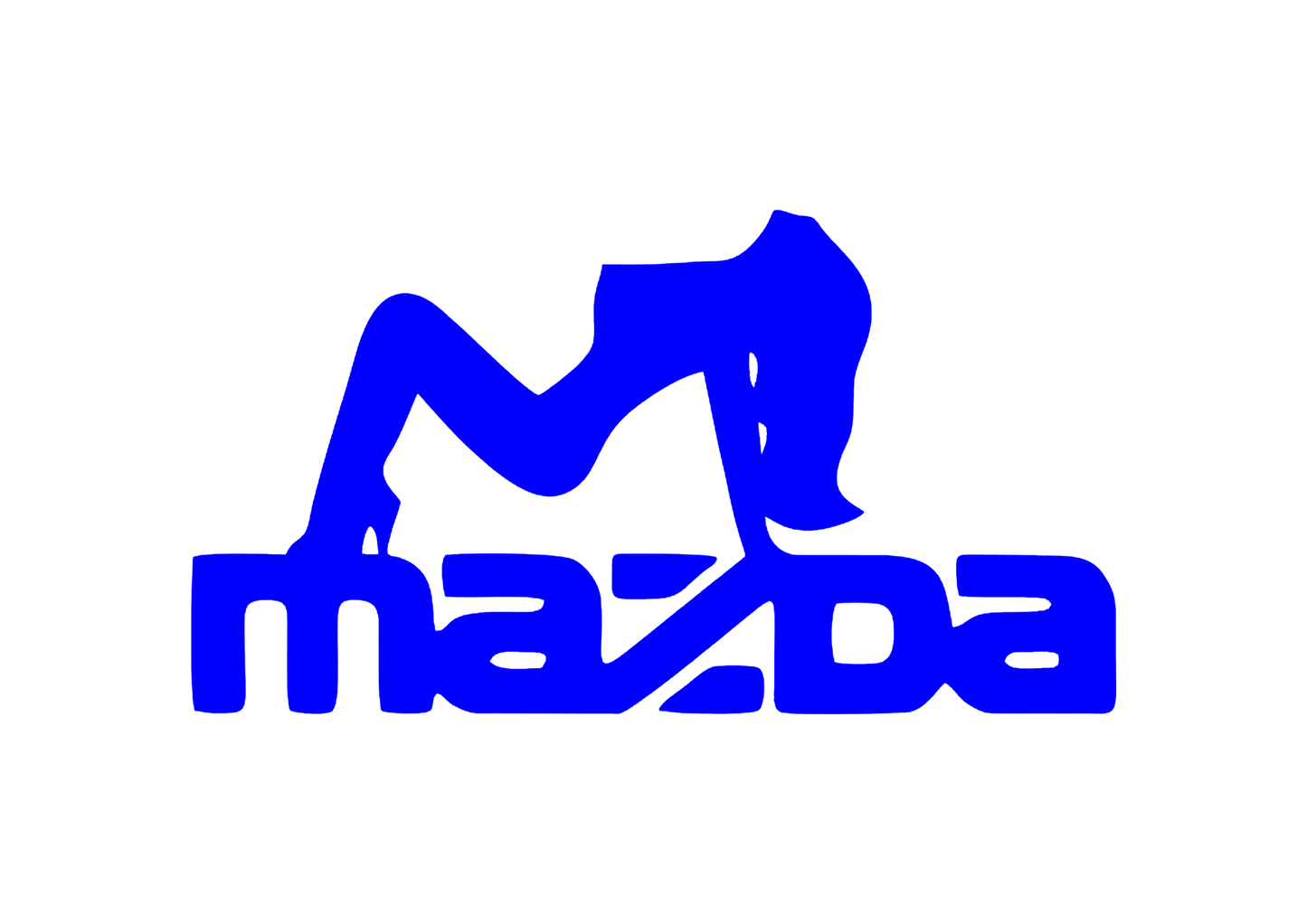 Sticker - MAZDA GIRL 4