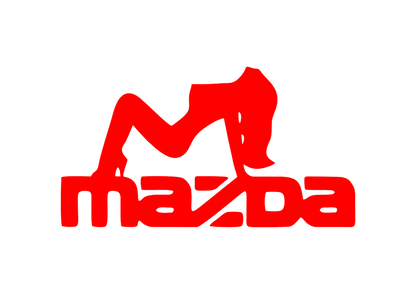 Sticker - MAZDA GIRL 4