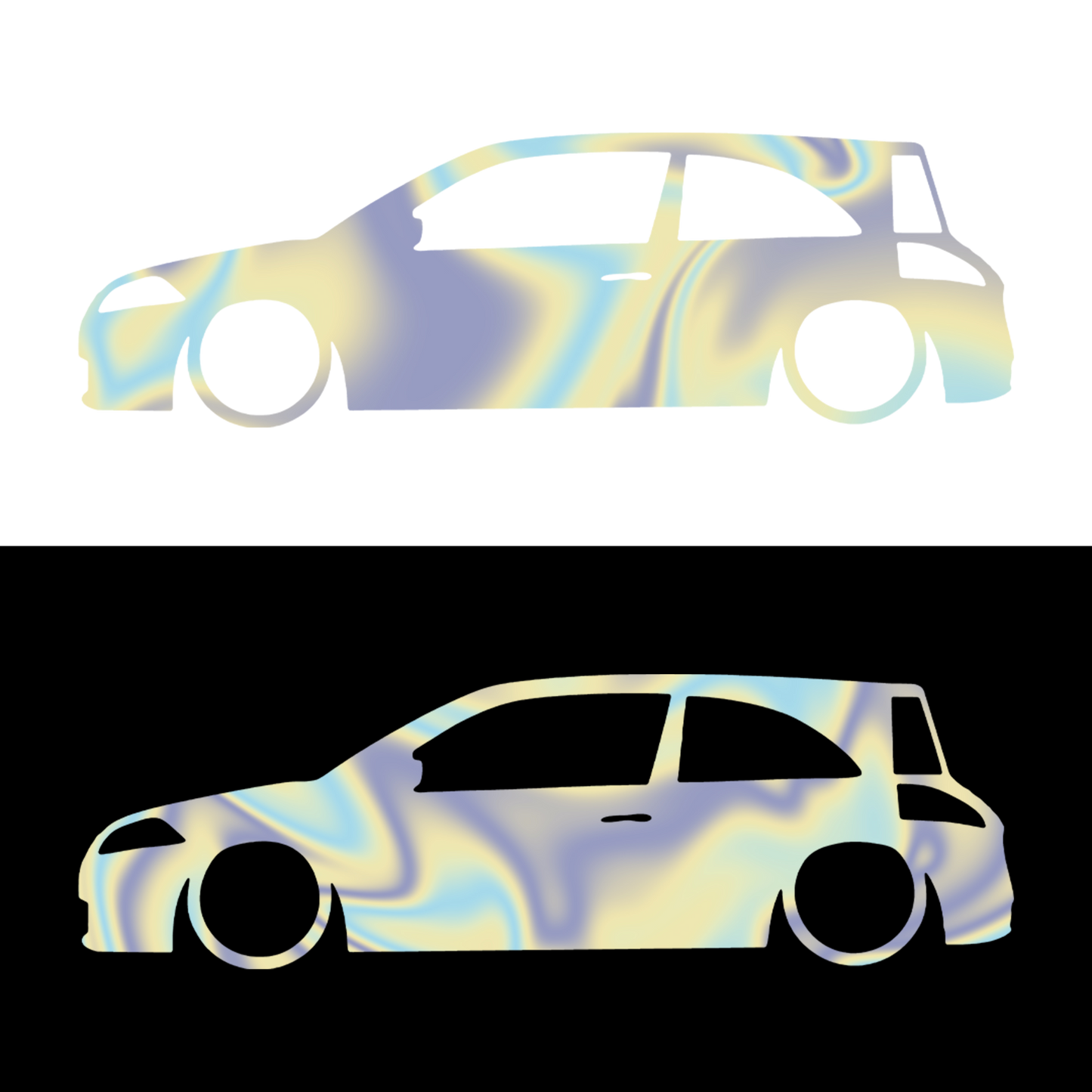 megane 2 silueta - Holografic