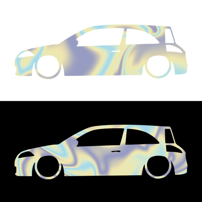 megane 2 silueta - Holografic