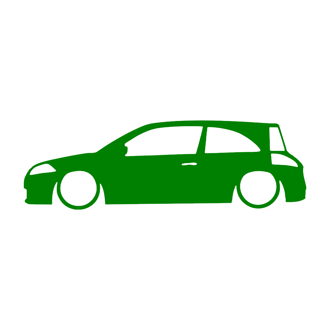 megane 2 silueta - Verde