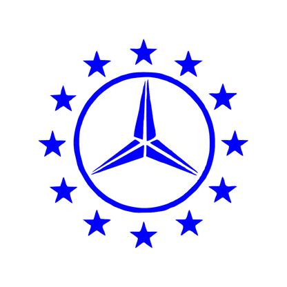 Sticker - MERCEDES STARS